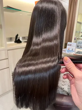 ロング カラー 髪質改善/縮毛矯正 seiyaのヘアスタイル