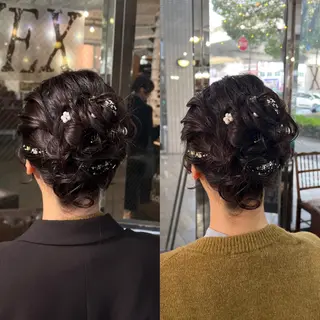 ヘアアレンジ ハイライト/レイヤー /ハイトーン/AOIのヘアスタイル