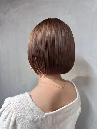 ショート カラー imi所属・【デザインカラー】 【ボブ】登戸澤田淳平のヘアスタイル