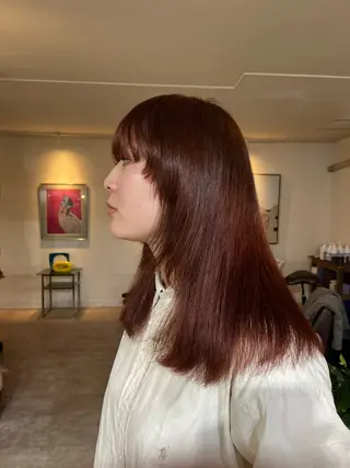 セミロング カラー タマムラ　ミヅキ🌙 HOWDYのヘアスタイル