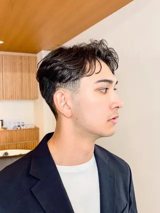 ショート カラー メンズ 【メンズ縮毛矯正】 FILMS  軍司のヘアスタイル