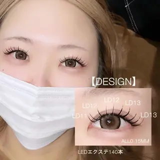 マツエク・マツパ 新潟アイリスト 💞erina💞のマツエク・マツパデザイン