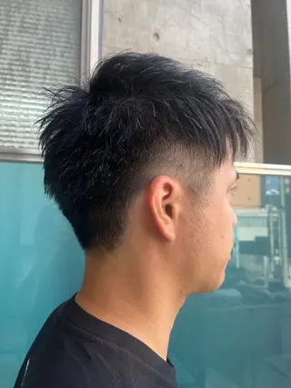 ショート カラー パーマ ヘアアレンジ メンズ キッズ ネイル マツエク・マツパ アイブロウ 久木原 ゆりのヘアスタイル