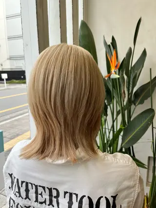 ショート カラー 🫧ハイトーン/ ブリーチ🫧白石航汰のヘアスタイル