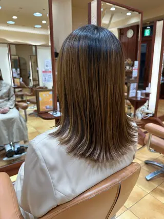 ロング ボブ/ゆるふわ ボブパーマ/とういのヘアスタイル