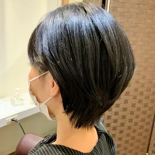 ショート ヘアアレンジ ショート×カラー 🦊堀米早紀【荻窪】のマツエク・マツパデザイン