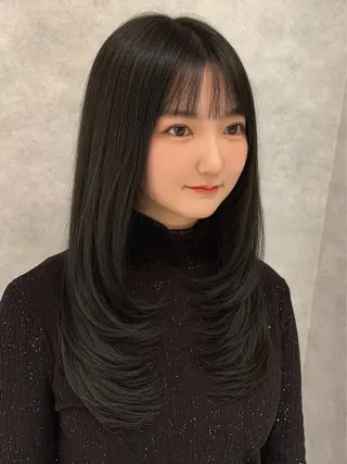 ロング カラー 🥇KEN /レイヤー/カラーのヘアスタイル