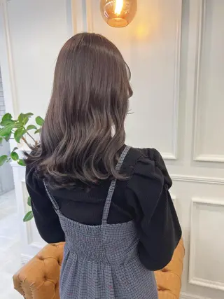 セミロング SANA推し美容師 CHISA🍒のヘアスタイル