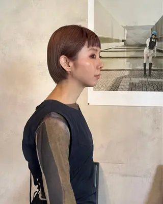 ショート カラー riff design labo所属・Fuka 大阪狭山市美容室のヘアスタイル