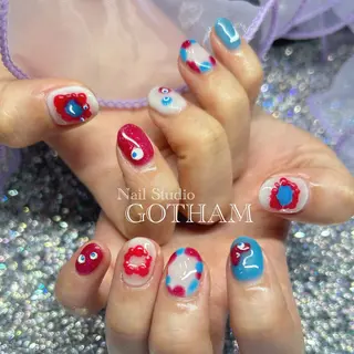 ネイル 高円寺駅からすぐ🌈 ネイルGOTHAMのネイルデザイン