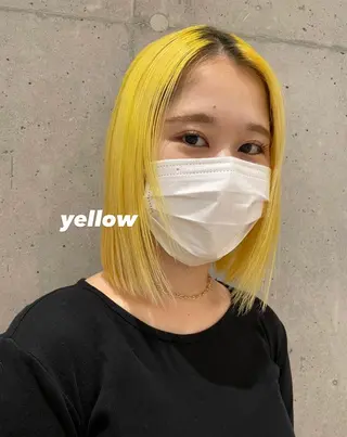 ミディアム カラー パーマ ヘアアレンジ ネイル マツエク・マツパ Miku /ボブのヘアスタイル