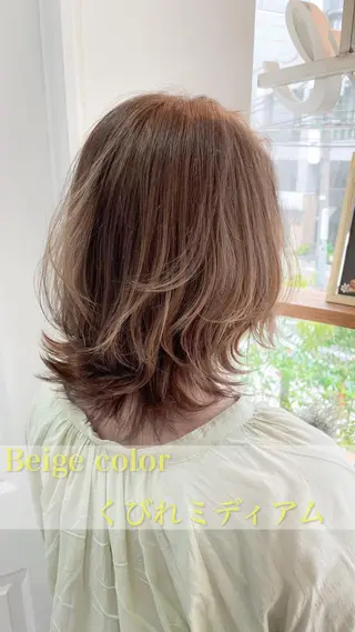 ミディアム ひがし　まさし JYUNESU副代表のヘアスタイル