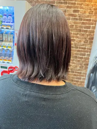 ショート カラー パーマ ヘアアレンジ メンズ キッズ ネイル マツエク・マツパ アイブロウ 久木原 ゆりのヘアスタイル