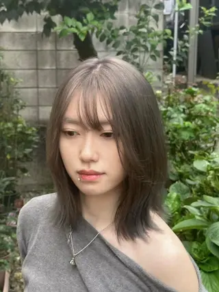 ミディアム FURUKAWA JUNYAのヘアスタイル