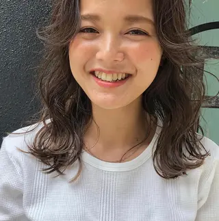 カラー SALON WORK STATION所属・ボブ♡柔らかいカラー 實松栞理のヘアスタイル