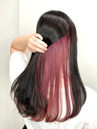 セミロング カラー 🌙HIZUKI🌙 ハイトーン 艶髪のヘアスタイル
