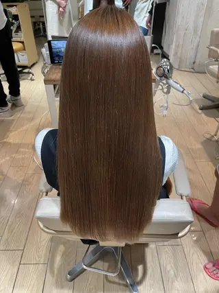 ミディアム カラー 美髪/髪質改善 川口凌弥のヘアスタイル