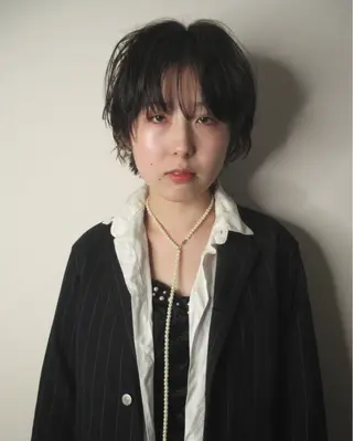 ショート 小長谷 夕菜のヘアスタイル
