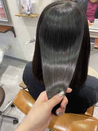 ミディアム カラー 髪質改善アンジュール ひかりのヘアスタイル