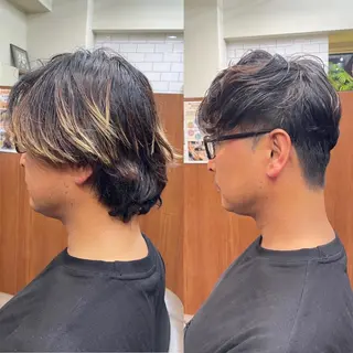 ショート パーマ メンズ 💈トレサンパ 💈金山駅✂︎愛実のヘアスタイル