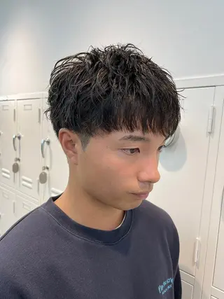 パーマ メンズ 🎀メンズパーマ☆ 艶カラー☆Syuriのヘアスタイル
