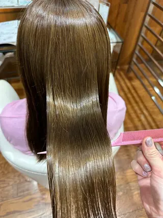 ロング パーマ 💖ERI💖/酸性 ストレートNo.1のヘアスタイル