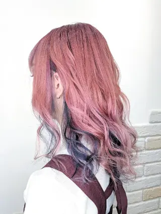 セミロング カラー ヘアアレンジ HIME. ＊*ヒメドットのヘアスタイル