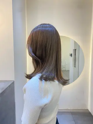 カラー レイヤー/ベージュ/ どますず🌺のヘアスタイル