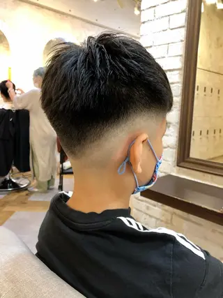 ショート メンズ キッズ 鷺沼駅徒歩1分 キシタクのヘアスタイル