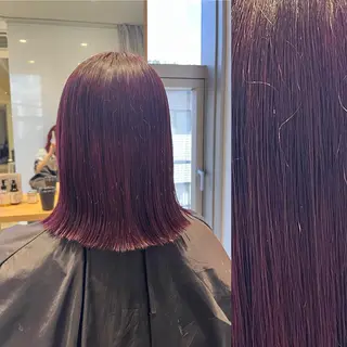 セミロング カラー ヘアアレンジ stylist ◎RUKI.のヘアスタイル