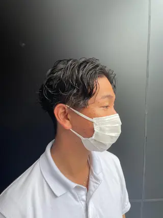 ショート パーマ 【柏メンズパーマ職人 】店長　KAZUMAのヘアスタイル