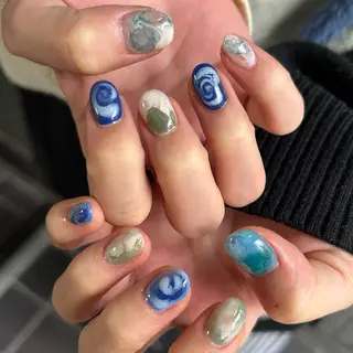 ネイル ASA nail / アート☀︎ニュアンスのネイルデザイン