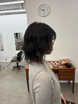 ミディアム 【お洒落パーマ】 Elme　肥塚康汰郎のヘアスタイル