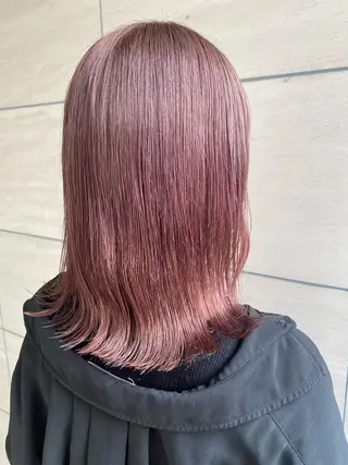 ミディアム カラー ヘアアレンジ 溝口 ひなこのマツエク・マツパデザイン