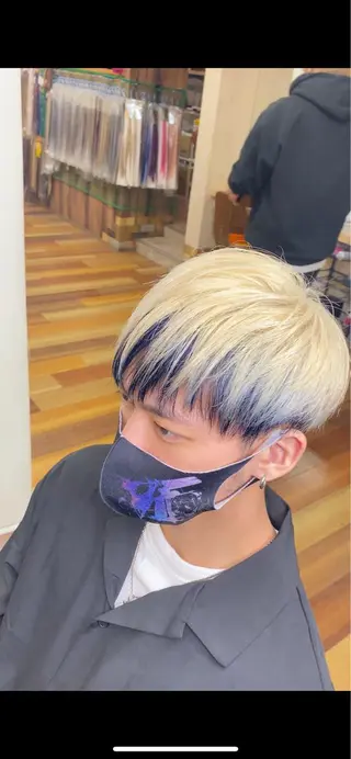 ショート カラー メンズ 内山 京耶のヘアスタイル