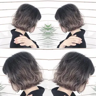 ショート カラー 縮毛矯正 髪質改善寺坂雄飛💐のヘアスタイル