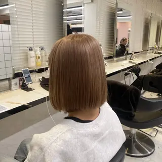 ロング カラー 透明感ベージュカラー 🪞上野🪞AIのヘアスタイル