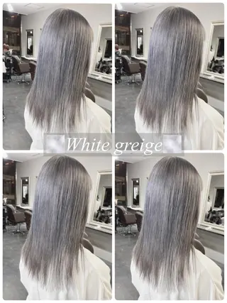 ロング 艶髪/Wカラー 蓮のヘアスタイル