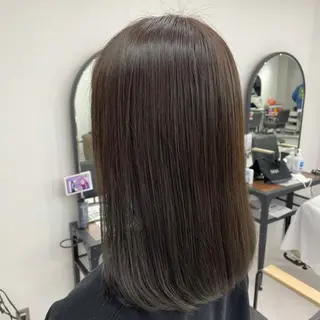 ミディアム カラー パーマ ヘアアレンジ メンズ mona/ ストレートスタイル✨のヘアスタイル