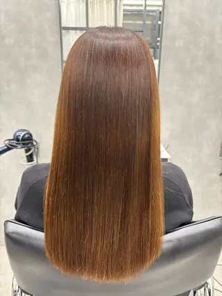 ロング カラー すぐ巻ける縮毛矯正 🍀勝倉　麗のヘアスタイル