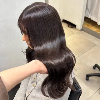 ロング 盛れる透明感カラー・ momokaのヘアスタイル