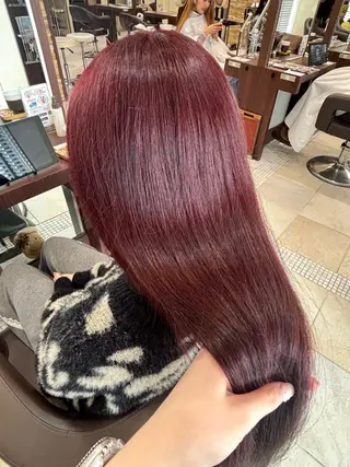 カラー 藤平 いぶきのヘアスタイル