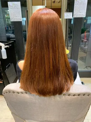 ロング カラー 艶髪レイヤー上田 紗也🇰🇷💗のヘアスタイル