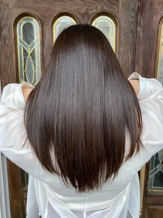 ロング カラー 山西 真琴のヘアスタイル