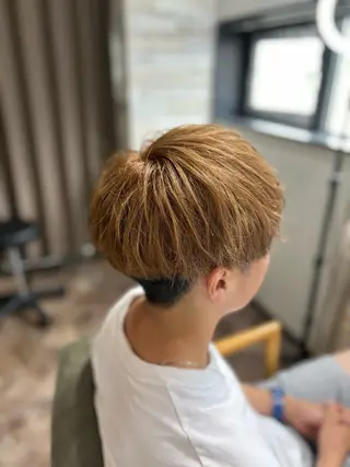ショート カラー メンズ HRK1st RYOKIのヘアスタイル