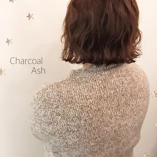 ショート カラー パーマ 市川 千夏のヘアスタイル