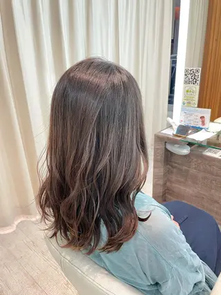セミロング 淡路上新庄/髪質改善 .艶カラー/野口春貴のヘアスタイル