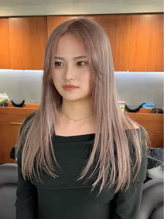 ロング カラー ブリーチ　ハイトーン 特化🌈フジタハルキのヘアスタイル