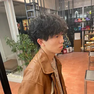 ショート メンズ ⭐️韓国ブリーチ 顔周りカット⭐️のヘアスタイル