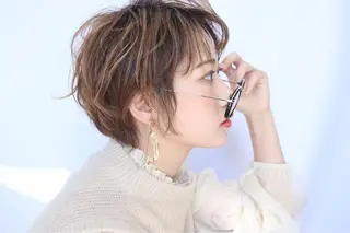 ショート 髪質改善✨️透明感カ ラー✧*。山下さいみのヘアスタイル